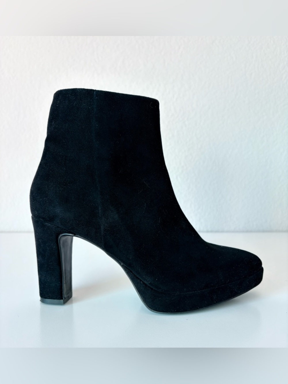Anne Klein - Black Jailene Ankle Booties - 3” Block Heel - Size 7